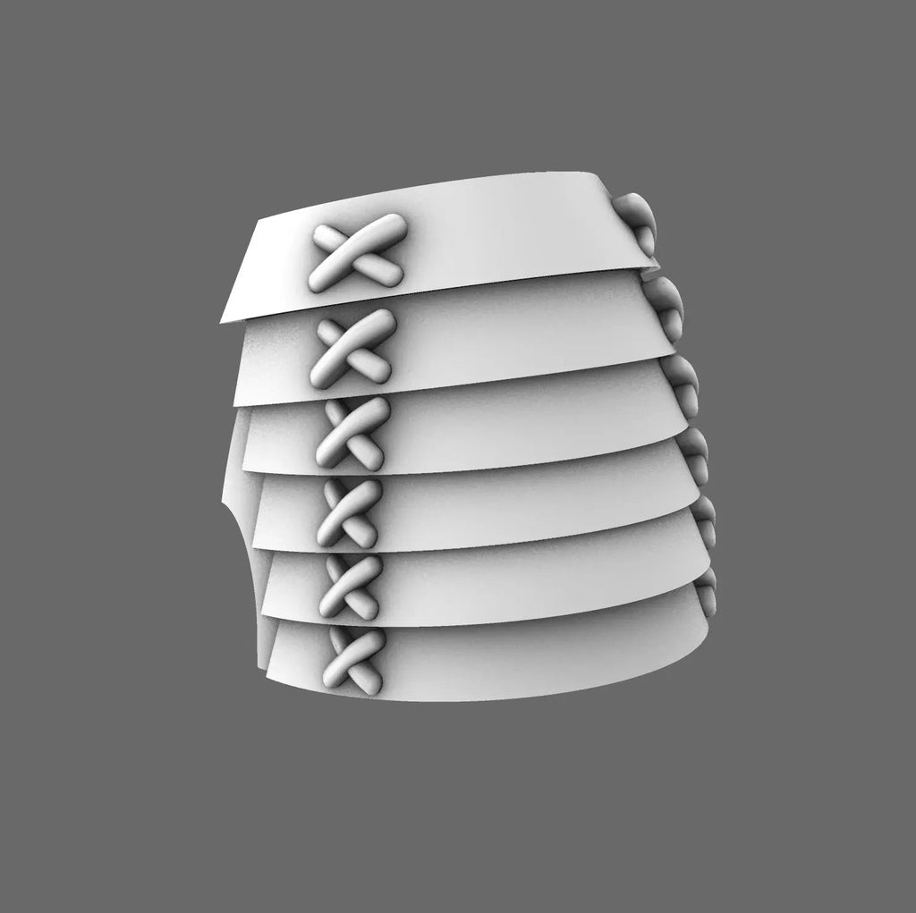 Cyber Samurai V7 Bushi Shoulder Pads Type C - view 2