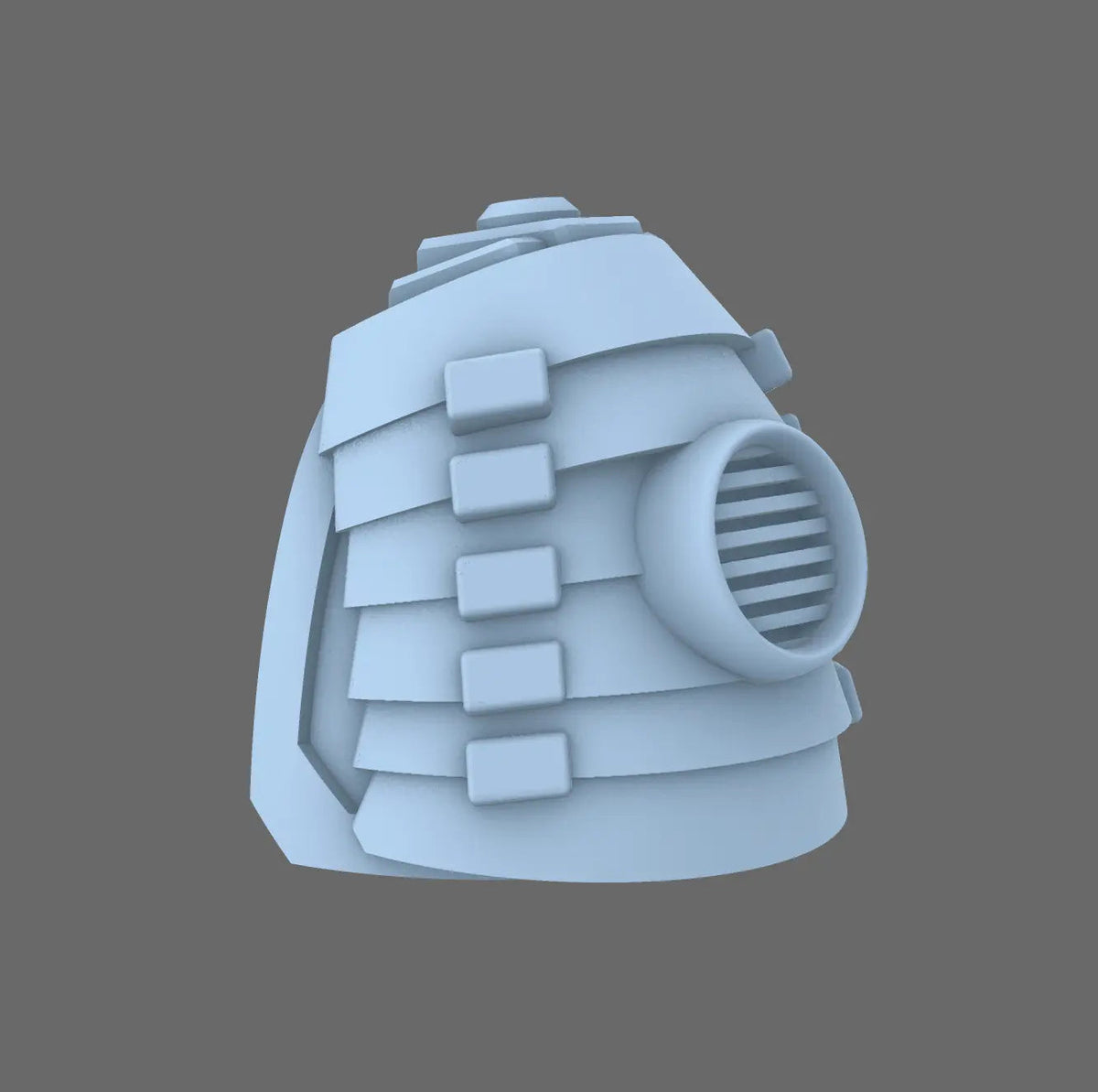 Cyber Samurai V7 Turbo Bushi Shoulder Pads - BW Terrain & Forge