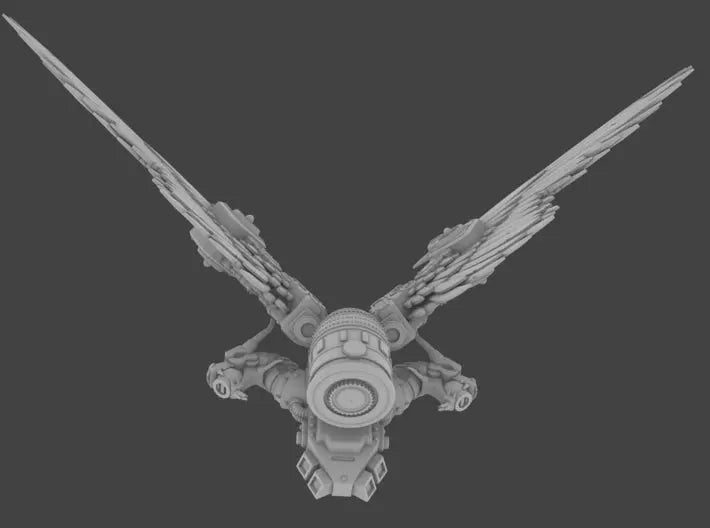 Cyber Samurai V8 Dragon King Jetpack (STL Format) - view 4