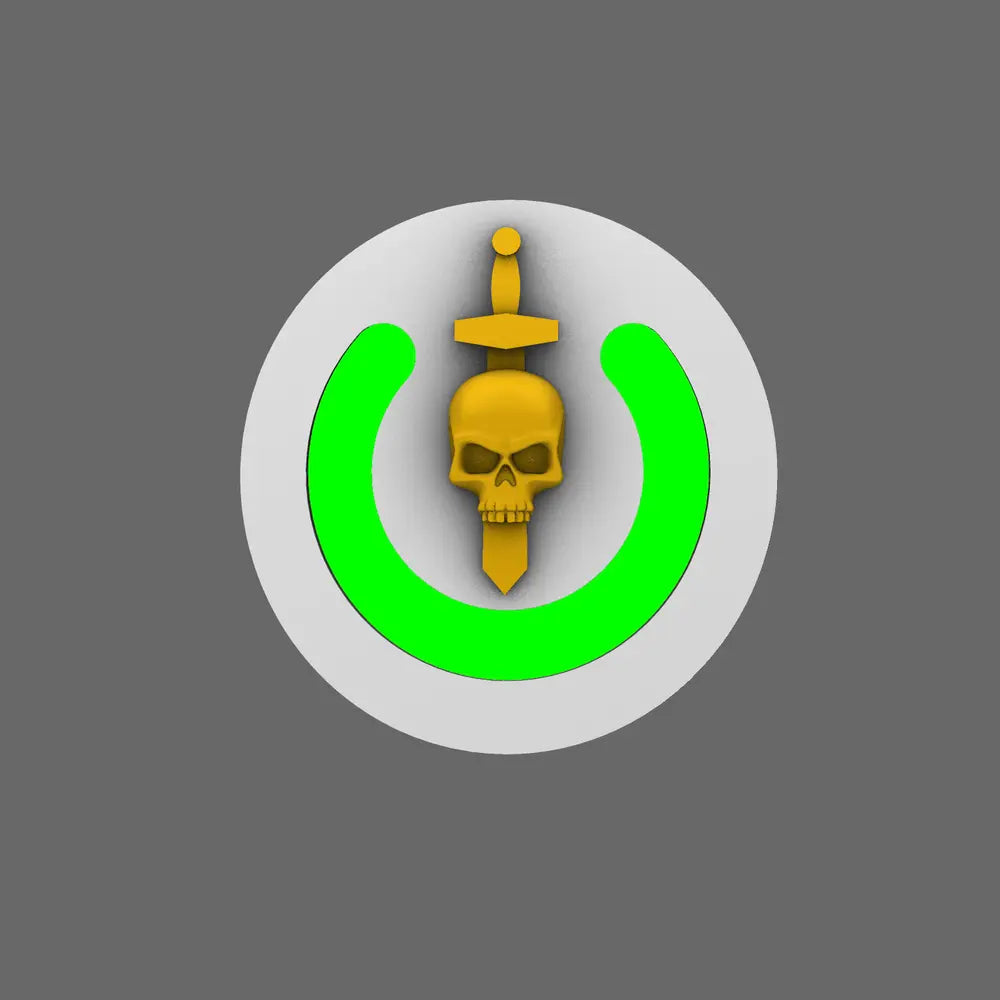 Kill Circuits Knight Shoulder Symbols - BW Terrain & Forge