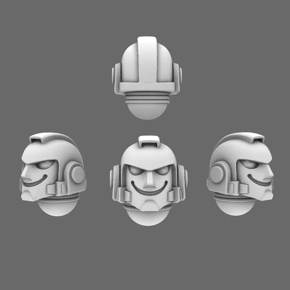 Pride Marine Joy Squad V10 Helmets X 10 - BW Terrain & Forge