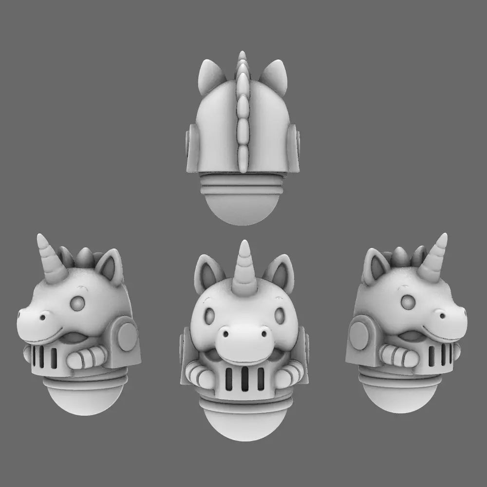 Pride Marines V7 Unicorn Marine Helmets Type A X 10 - BW Terrain & Forge
