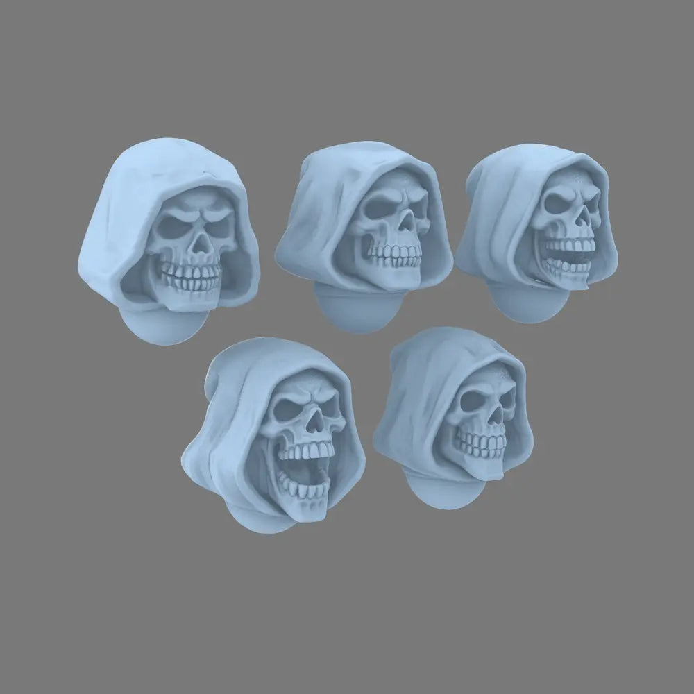 Pumpkin Lords Grim Reaper V10K Heads X 10 - BW Terrain & Forge