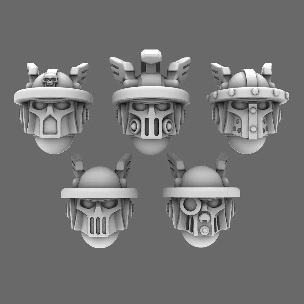 Sacred Scrolls V10 Messengers of Hermes Helmets - BW Terrain & Forge