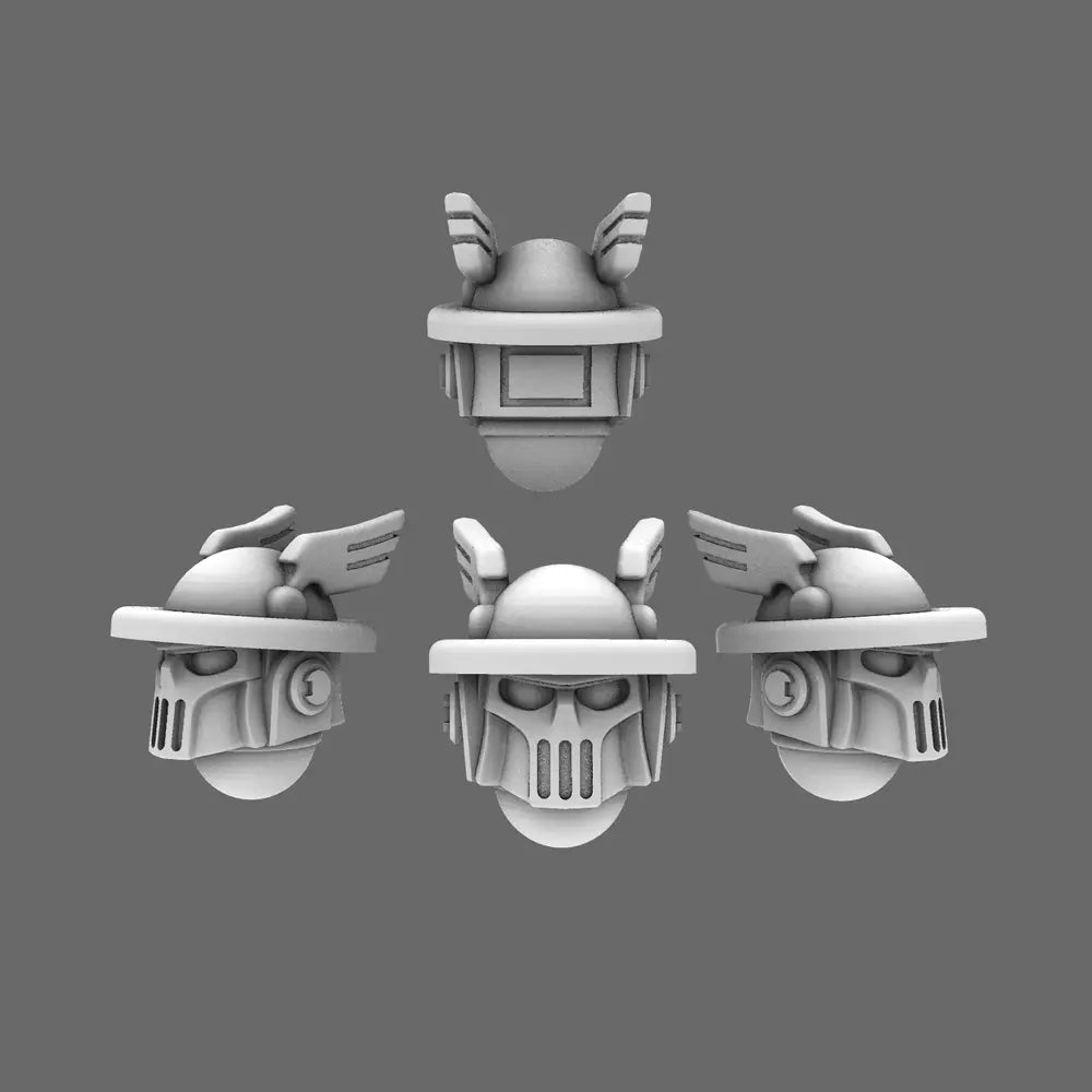 Sacred Scrolls V10 Messengers of Hermes Helmets - BW Terrain & Forge