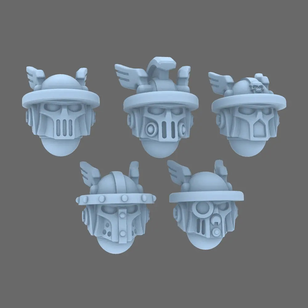 Sacred Scrolls V10 Messengers of Hermes Helmets - BW Terrain & Forge