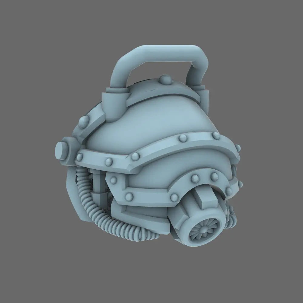 Space Knight V1 Exterminator Shoulder Pads Type B X 10 - BW Terrain & Forge