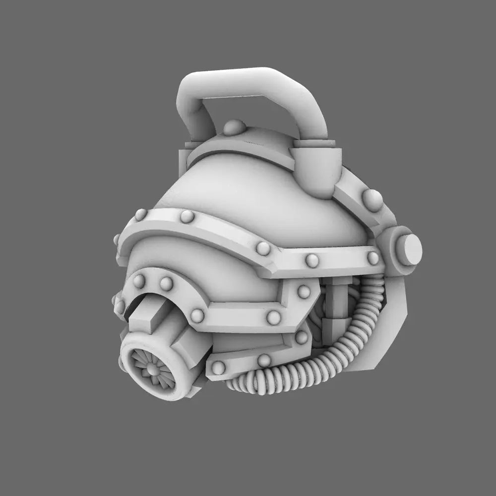 Space Knight V1 Exterminator Shoulder Pads Type B X 10 - BW Terrain & Forge