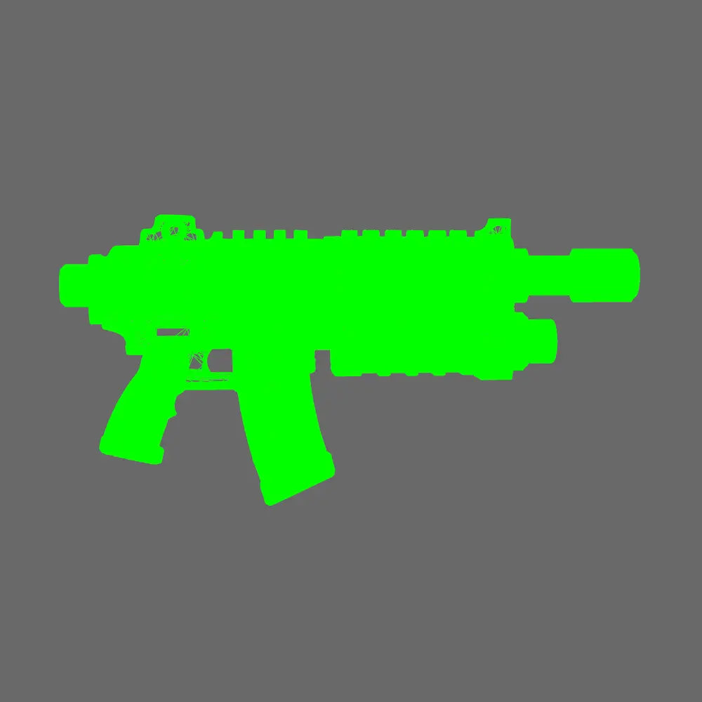 Space Knights AR Style Combat Rifle NOHAND X 10 - BW Terrain & Forge