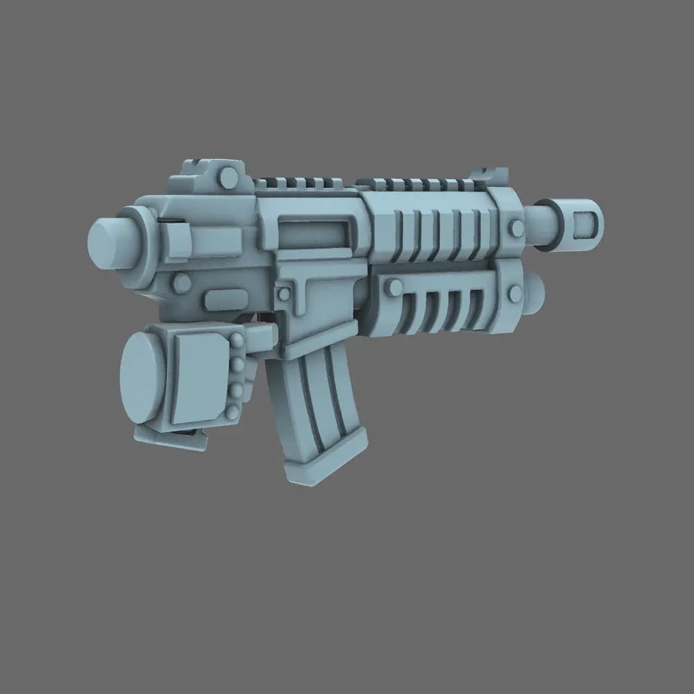 Space Knights AR Style Combat Rifle RIGHT X 10 - BW Terrain & Forge