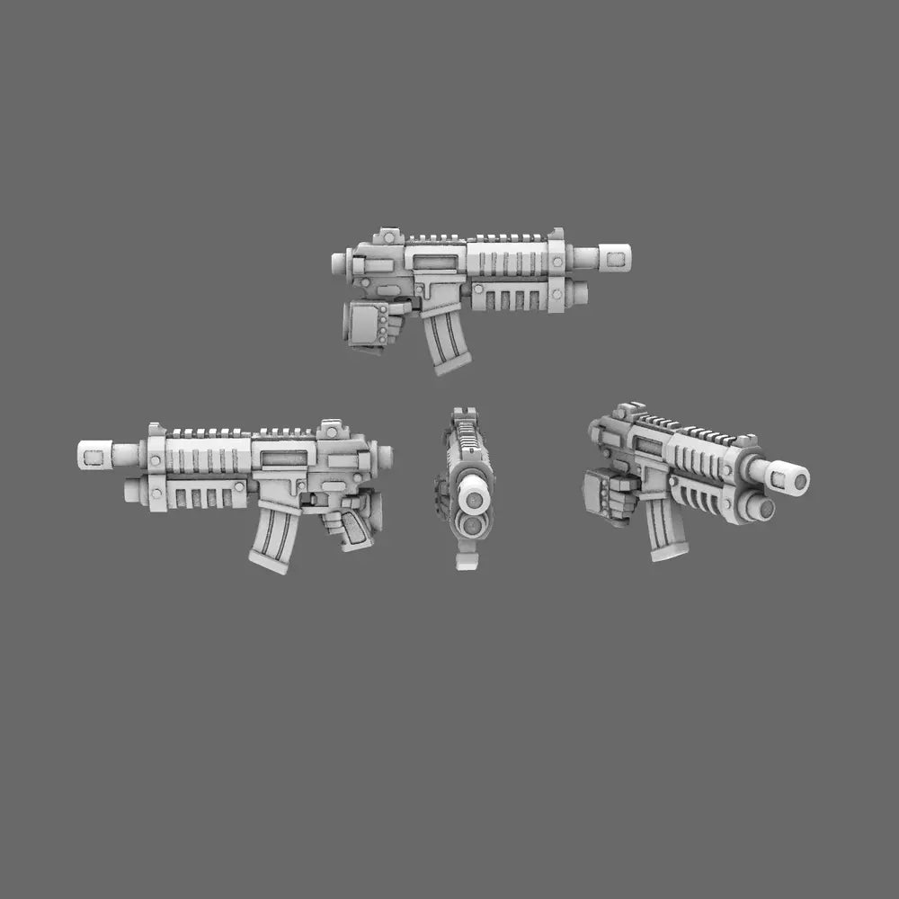Space Knights AR Style Combat Rifle RIGHT X 10 - BW Terrain & Forge