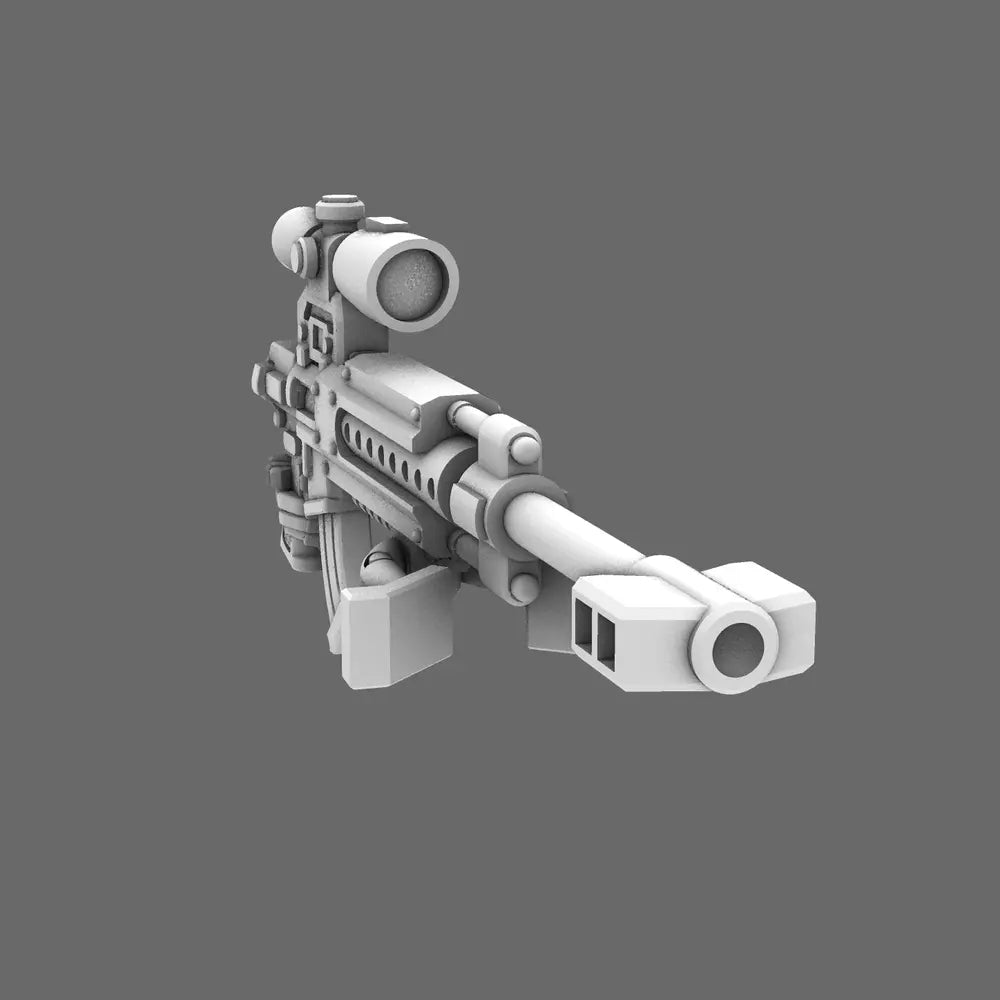 Space Knights AR Style Sniper Rifle LEFT X 10 - BW Terrain & Forge