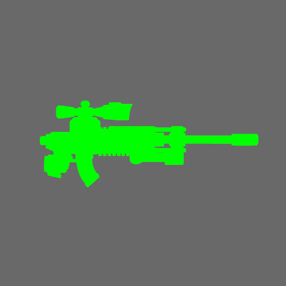 Space Knights AR Style Sniper Rifle LEFT X 10 - BW Terrain & Forge