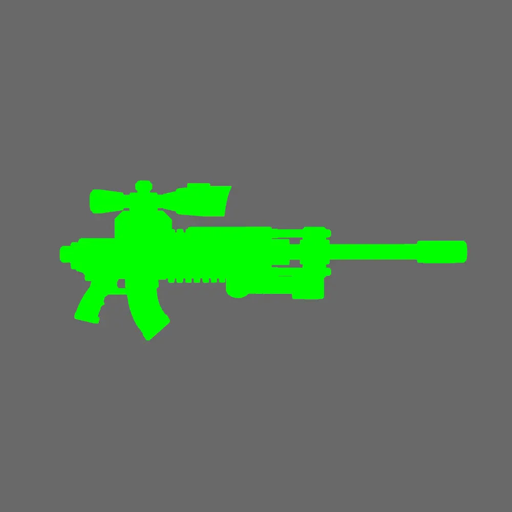 Space Knights AR Style Sniper Rifle NOHAND X 10 - BW Terrain & Forge