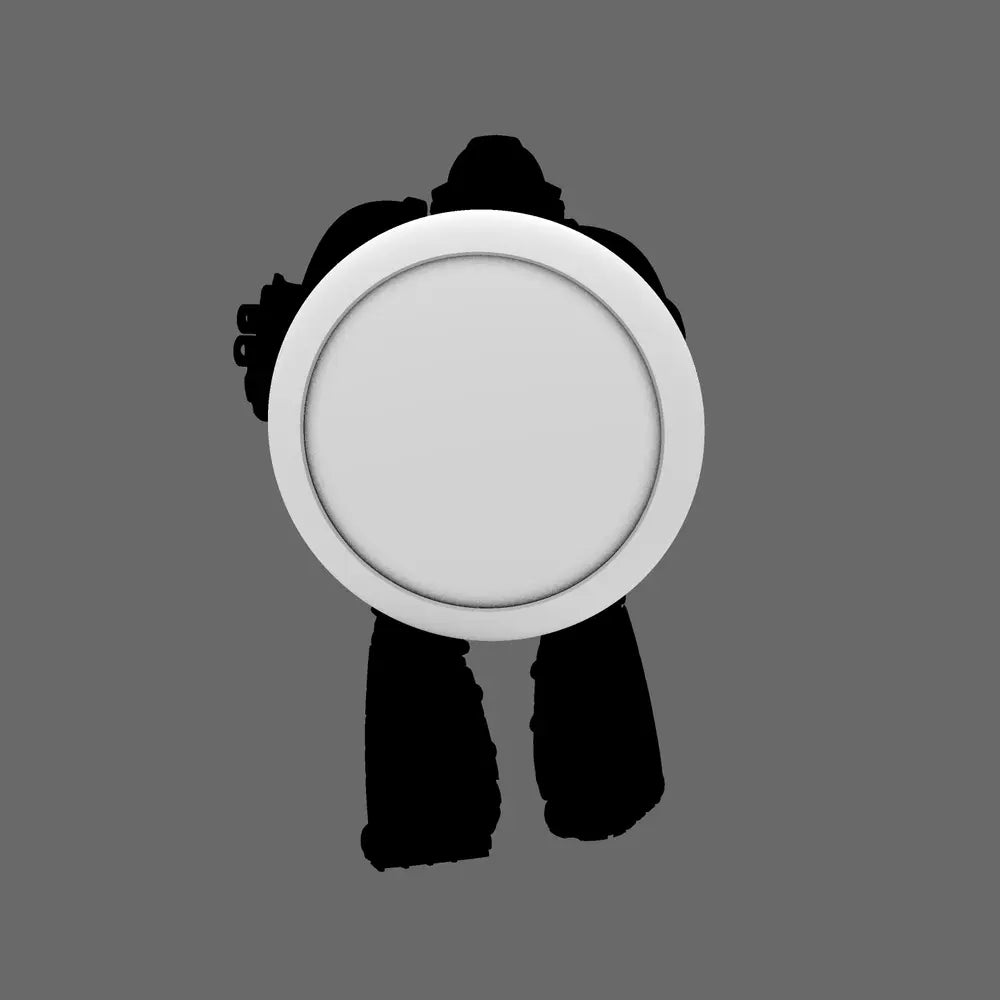 Space Knights Domed Shield Type A NOHAND X 5 - BW Terrain & Forge