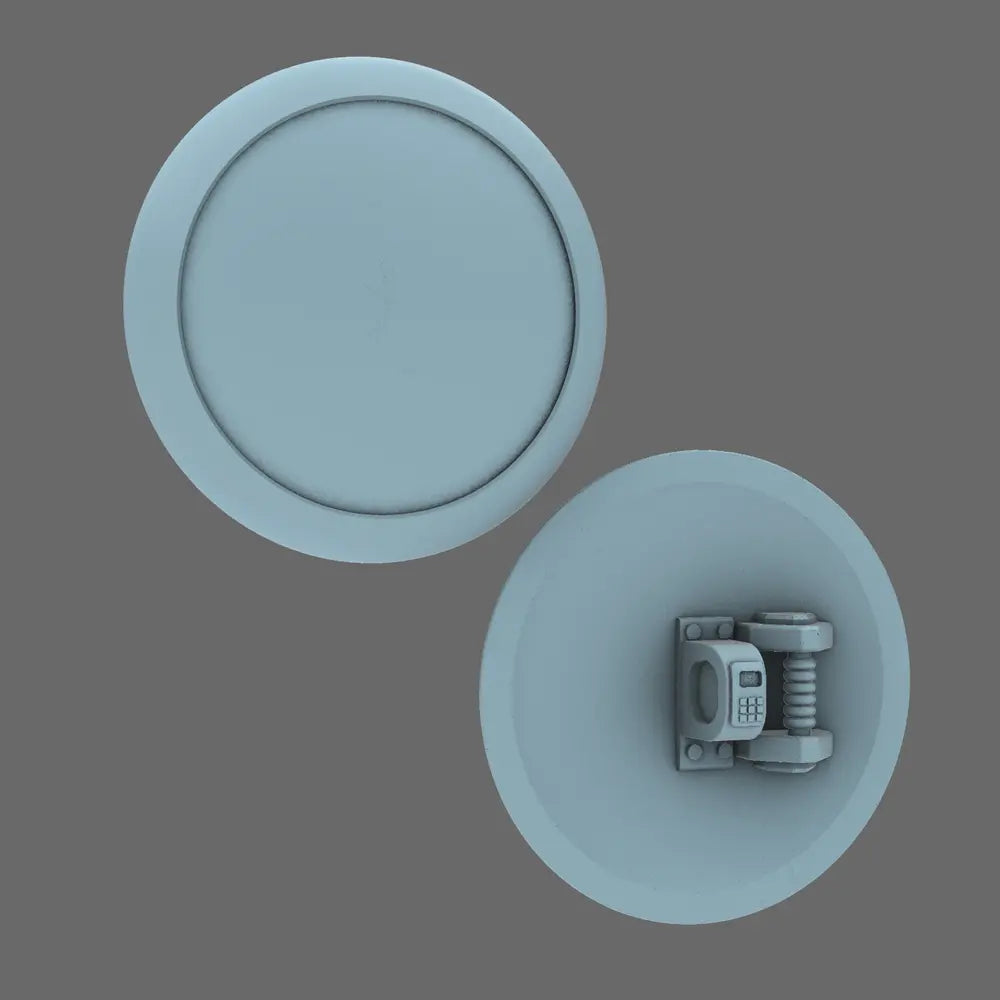 Space Knights Domed Shield Type A NOHAND X 5 - BW Terrain & Forge
