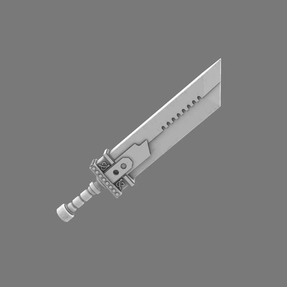 Space Knights Fantasy Cloud Sword NOHAND X 10 - BW Terrain & Forge