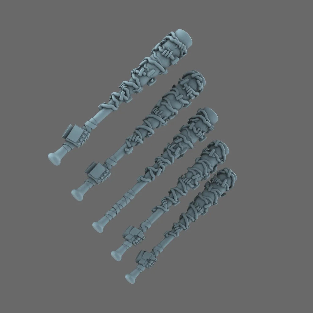 Space Knights Negan Style Bat X 10 - BW Terrain & Forge