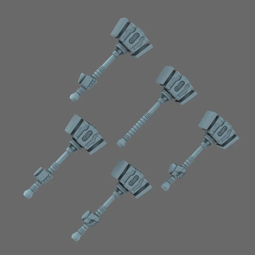 Space Knights Northern Hammer X 10 - BW Terrain & Forge