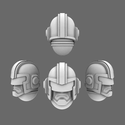 Space Knights V1 Exterminator Judicator Helmet x10 - view 1