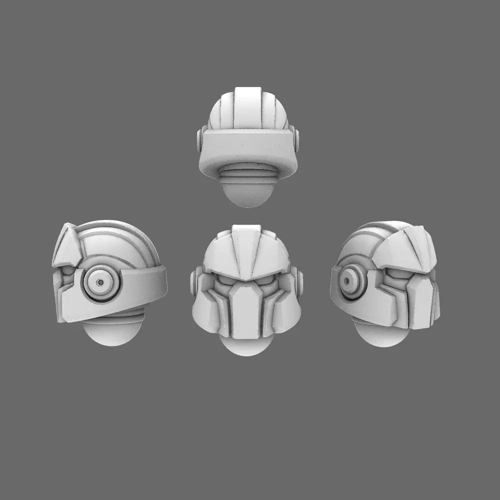 Space Knights V10 Helmet Type 251104 X 10 - BW Terrain & Forge