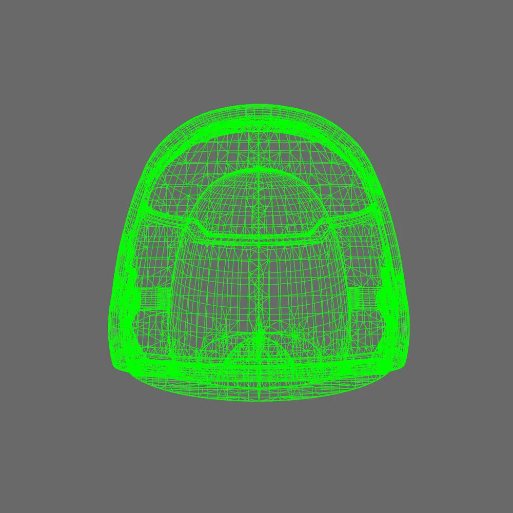 Space Knights V4 Savage Plain Shoulder Pads Type B - BW Terrain & Forge