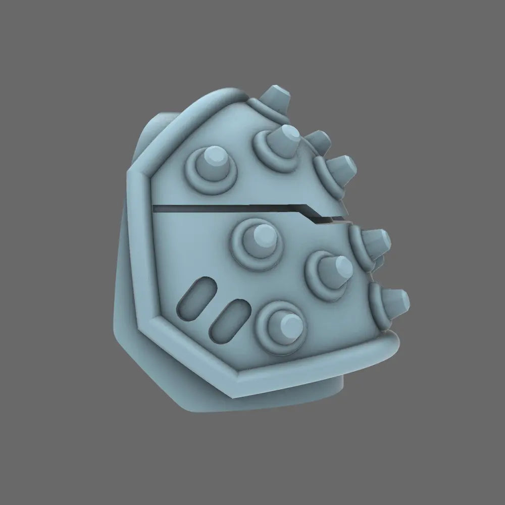 Space Knights V4 Savage Studded Shoulder Pads Type B X 10 - BW Terrain & Forge