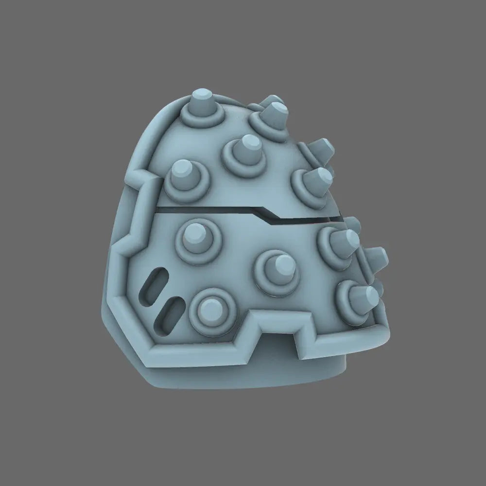 Space Knights V4 Savage Studded Shoulder Pads Type D X 10 - BW Terrain & Forge