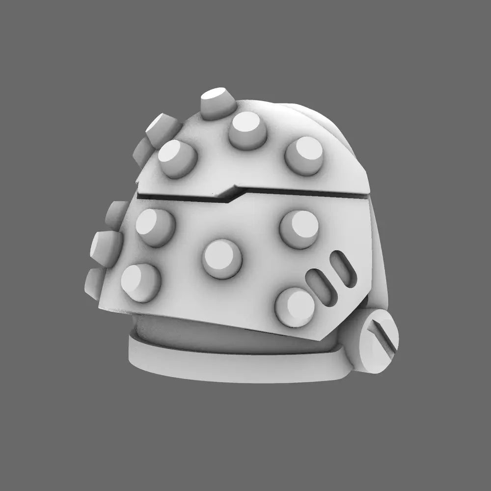 Space Knights V5 Defiance Studded Shoulder Pads Type B X 10 - BW Terrain & Forge
