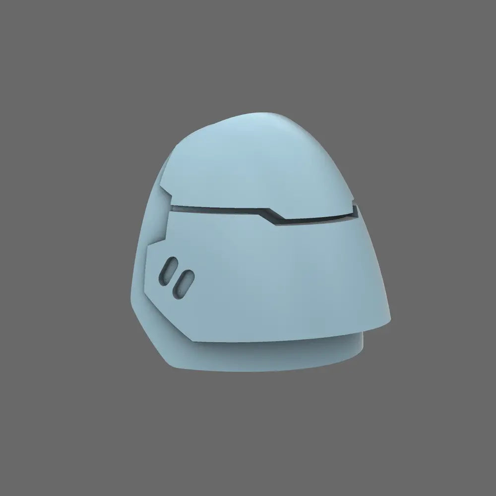 Space Knights V6 Stroud Smooth Shoulder Pad Type A X 10 - BW Terrain & Forge