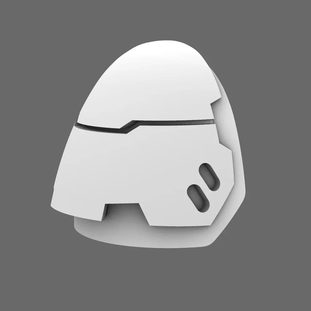 Space Knights V6 Stroud Smooth Shoulder Pad Type D X 10 - BW Terrain & Forge