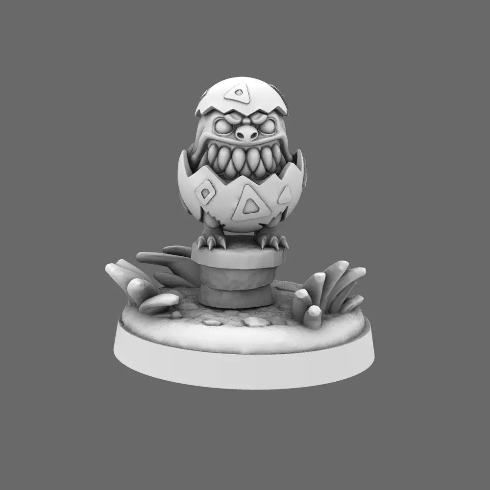 SPace Orcs - Chomper Shellbanger Attack Beast - BW Terrain & Forge