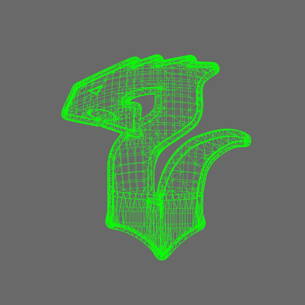 Void Serpents DV04 Shoulder Symbols LEFT - BW Terrain & Forge