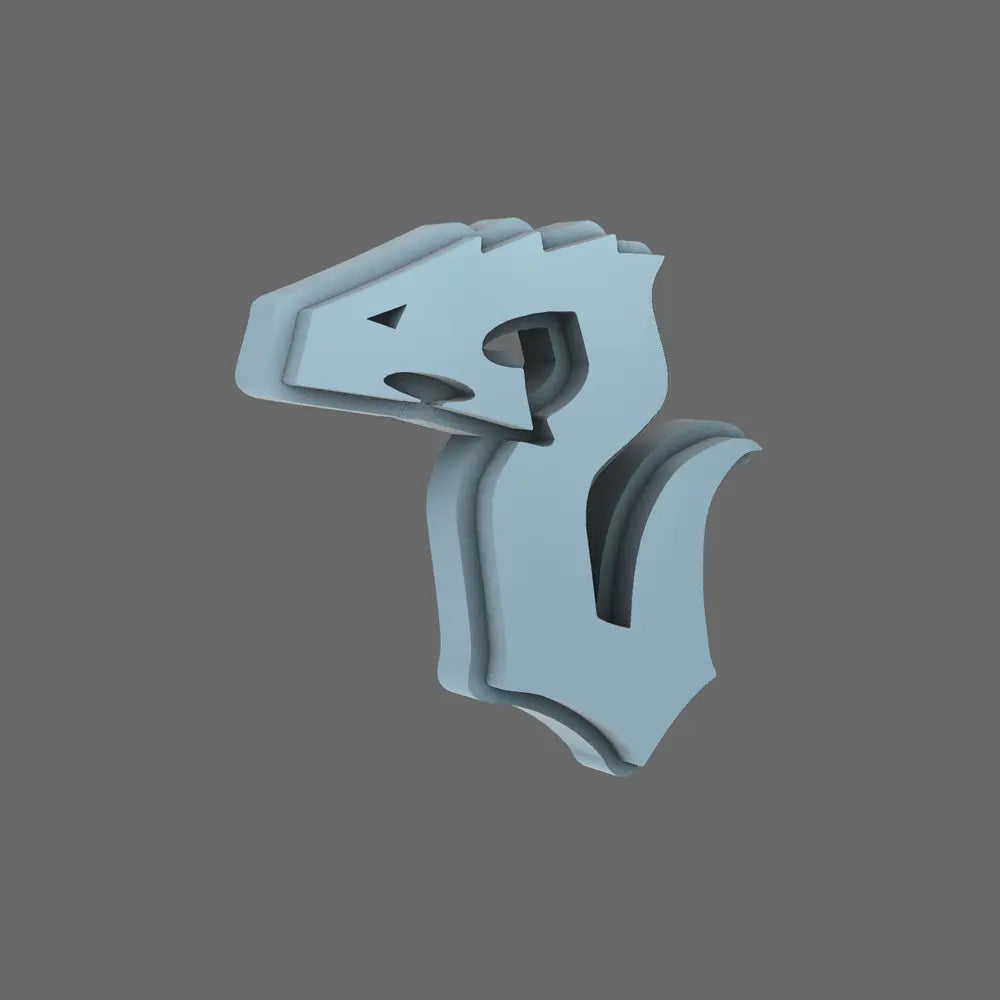 Void Serpents V10B Shoulder Symbols LEFT - BW Terrain & Forge