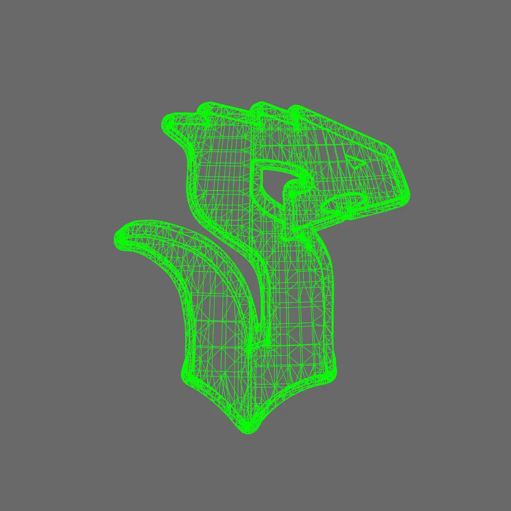 Void Serpents V10B Shoulder Symbols RIGHT - BW Terrain & Forge