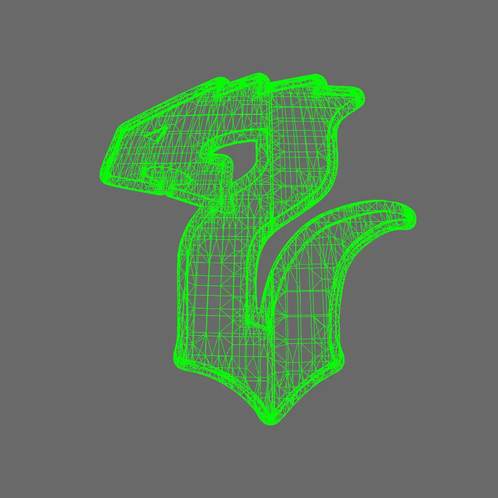 Void Serpents V10K Shoulder Symbols LEFT - BW Terrain & Forge