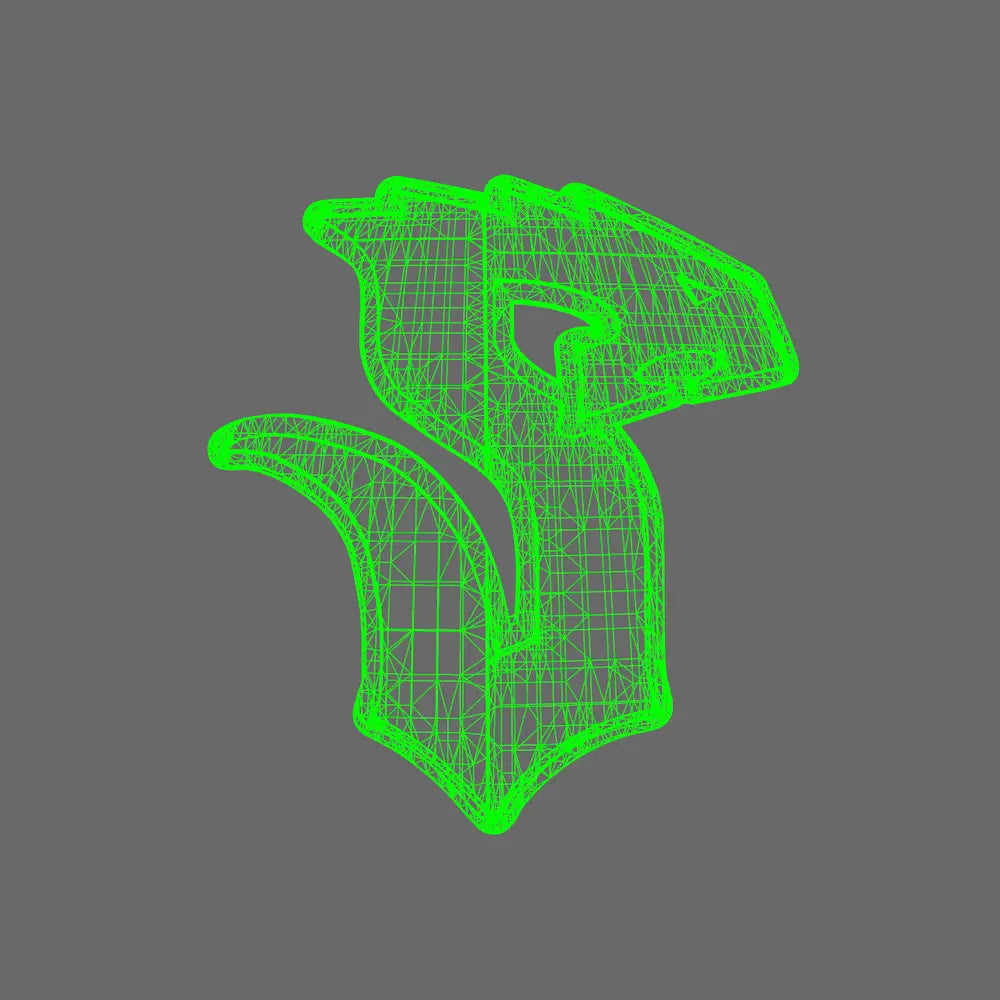 Void Serpents V10K Shoulder Symbols Right - BW Terrain & Forge
