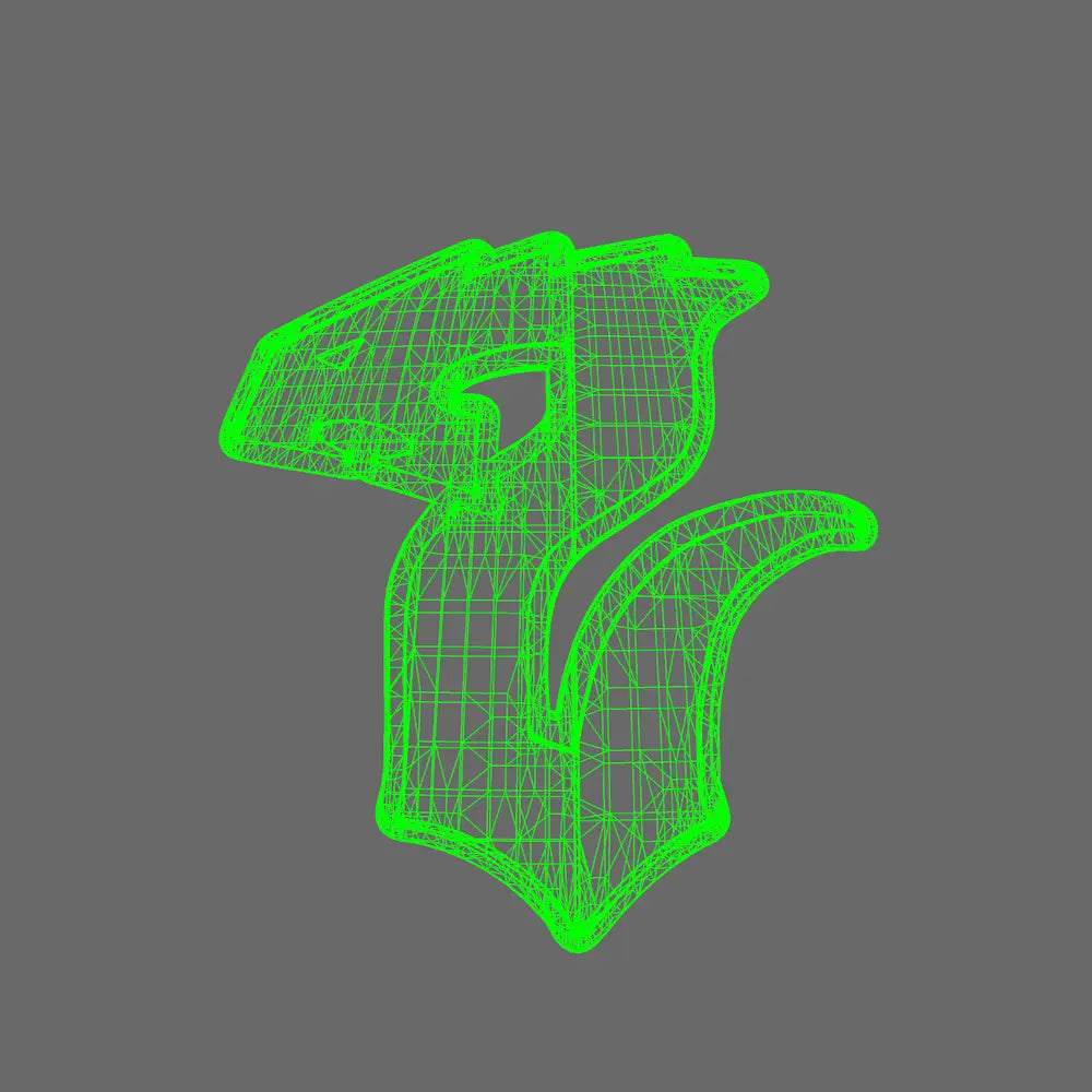 Void Serpents V10R Shoulder Symbols LEFT - BW Terrain & Forge