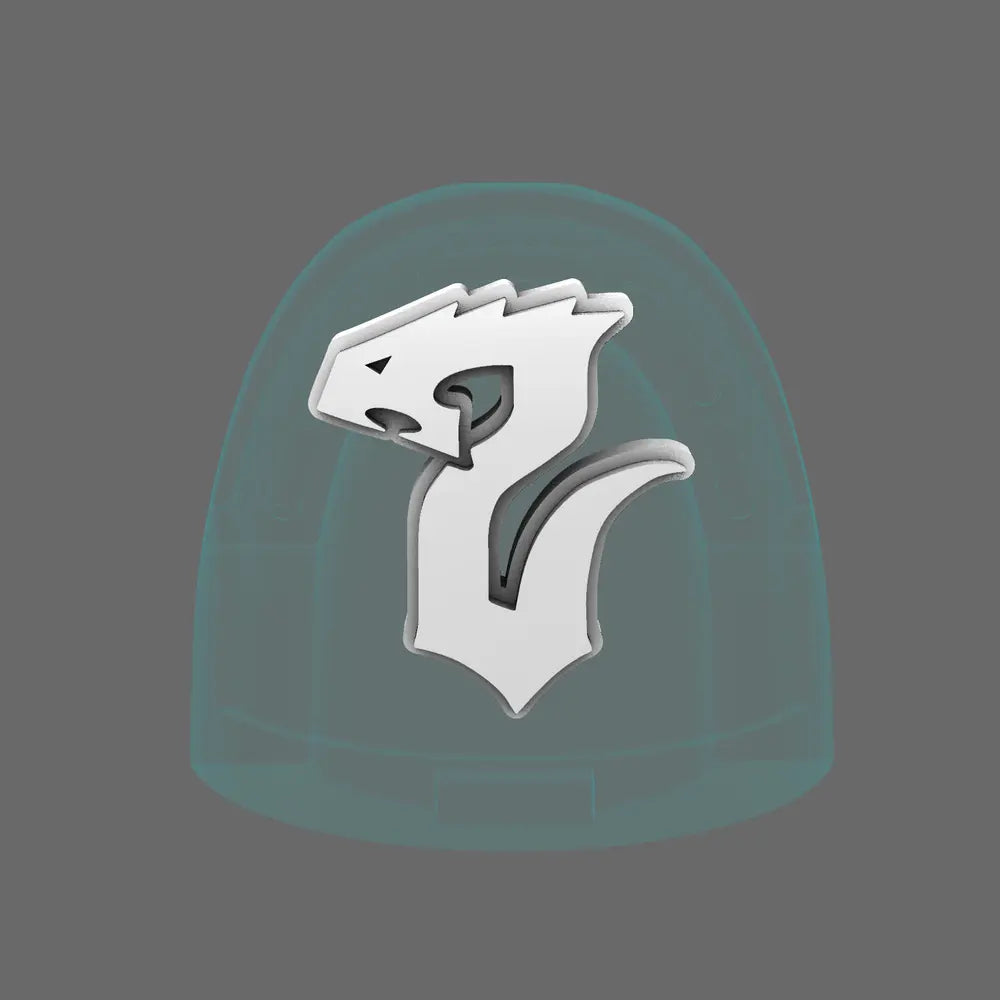 Void Serpents V10R Shoulder Symbols LEFT - BW Terrain & Forge