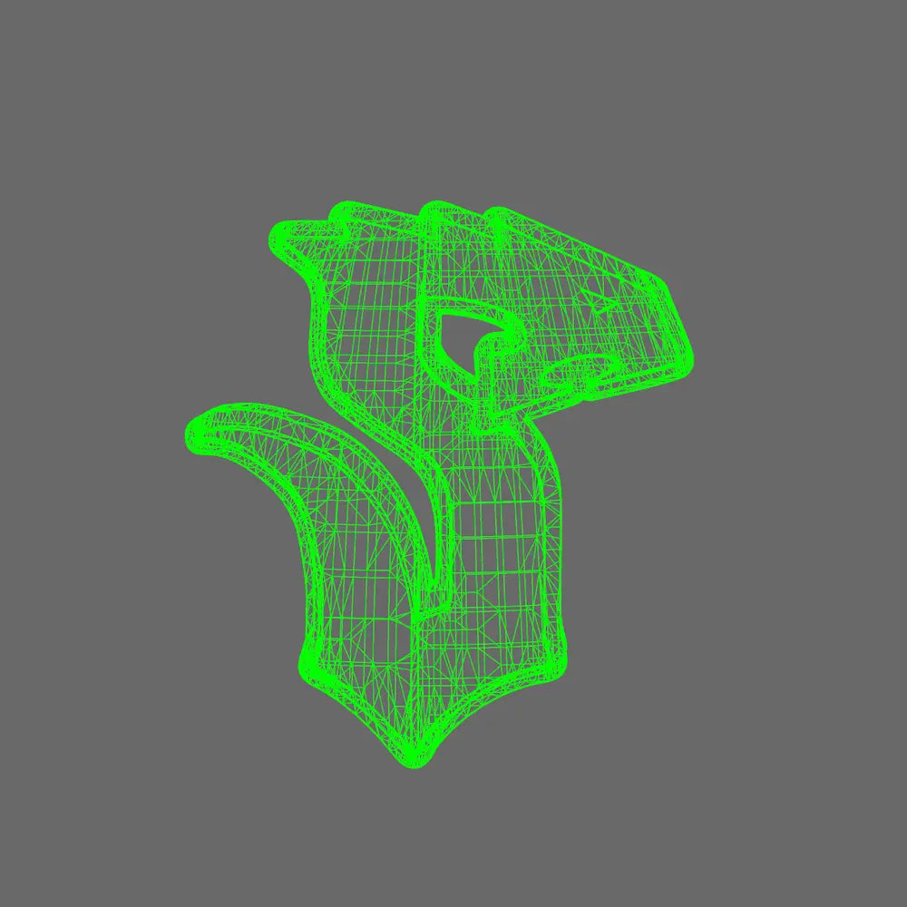 Void Serpents V10R Shoulder Symbols RIGHT - BW Terrain & Forge