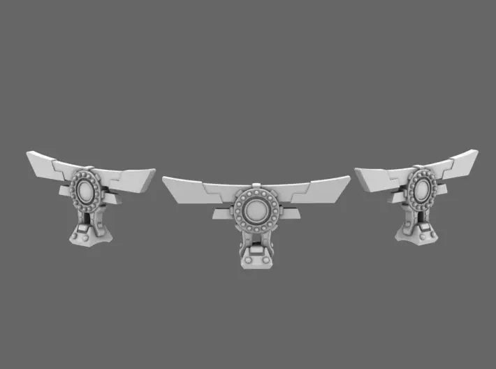 Cyber Samurai Back Pack Shinto Relic 3d printed