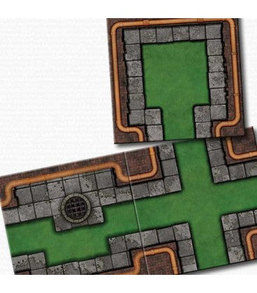 Digital Forge: Abandoned Sewers - Modular Terrain Tiles - bw-terrain-forge