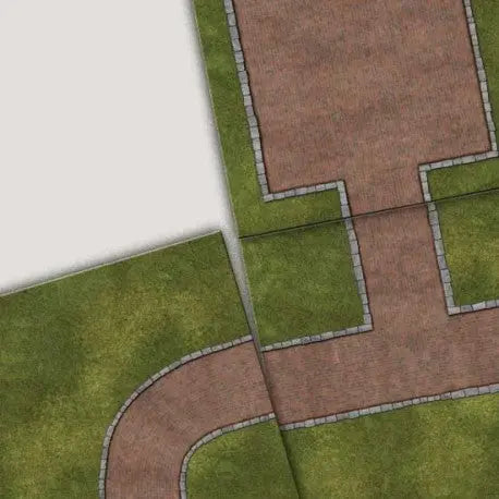 Digital Forge: Brick Paths - Modular Terrain Tiles - bw-terrain-forge