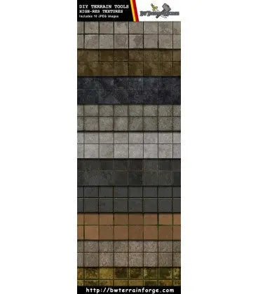 Digital Forge: DIY Designs - Stone Tiles Ver 1 - bw-terrain-forge