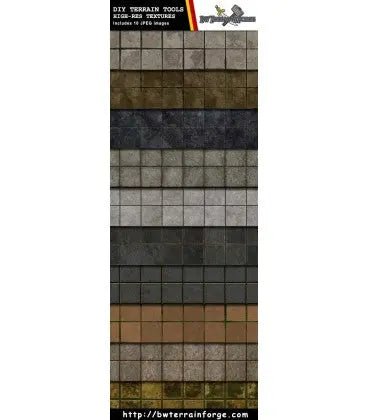 Digital Forge: DIY Designs - Stone Tiles Ver 1 - BW Terrain & Forge