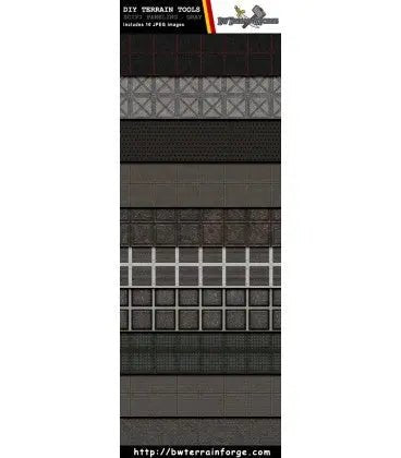 Digital Forge: Sci-Fi Paneling - Gray - BW Terrain & Forge
