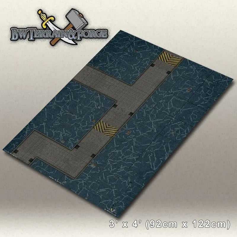 Forge Mats: Alpha Base One (Blue Variant) - bw-terrain-forge