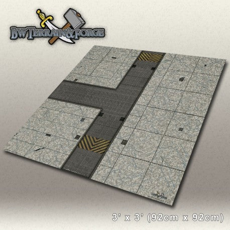 Forge Mats: Alpha Base One (Gray Variant) - bw-terrain-forge