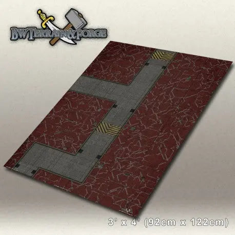 Forge Mats: Alpha Base One (Red Variant) - bw-terrain-forge