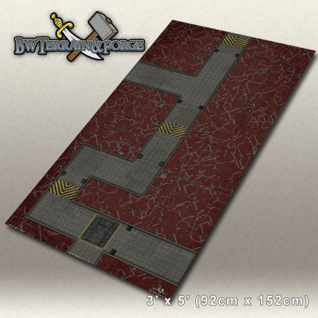 Forge Mats: Alpha Base One (Red Variant) - bw-terrain-forge